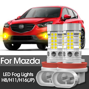 2pcs LED High Power Front Fog Light Bulb Lamp H11 For Mazda 2 3 bl bm bn 5 6 gh RX-8 MX-5 Miata CX-7 CX7 CX-9 CX-5 CX5 Atenza