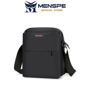 MENSPE Mens Shoulder Bag Cross Body Bag Casual Waterproof Oxford Bag Multi-Layer Large Capacity Casual Sport Street Bag for Travel Outdoor Leisure Office