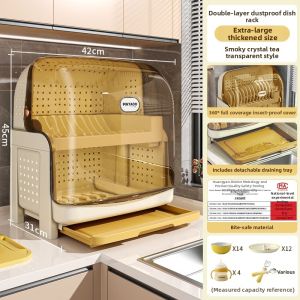 JIAJIESHI | Draining Counter Storage Rack for Dishes