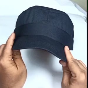 Topi Komando Pria Dewasa Polos Bahan Kanvas Keren