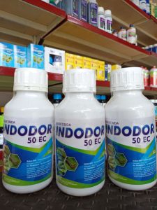 INSEKTISIDA INDODOR 50 EC UKURAN 400 ML pengendali hama pada tanah seperticacingkasir dan ulat pungel