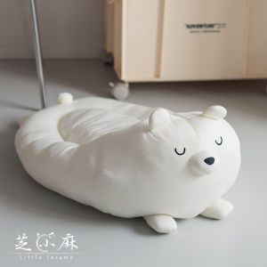 หมอนเย็นสำหรับแมว Zhi Xiaoma ทรงปีกนกฤดูร้อน หมอนพักผ่อนสำหรับแมว เตียงเย็นสำหรับแมวเล็ก หมอนน้ำแข็งสำหรับแมว อุปกรณ์สำหรับแมวในบ้าน