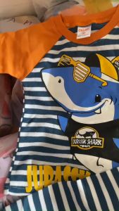 Bộ thun borip họa tiết đẹp tay dài quần dài bé trai (10-23kg) Mẫu mới đẹp! thun mềm co giãn mặc thoải mái (MSP 637)