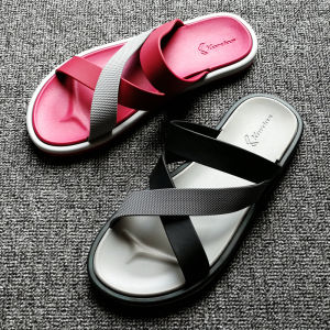 รองเท้าแตะยางกันลื่นชายหาด Kardasy สำหรับผู้ชายในช่วงฤดูร้อน สวมใส่สบาย พื้นยางทนทาน รองเท้าแตะชายหาดแบบสวมสบายสำหรับกลางแจ้ง