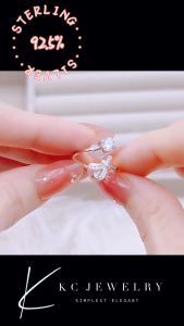 KC Jewelry S925 Silver - Blossoming Radiance Adjustable Ring