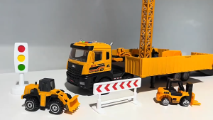 🚚Baby Educational Early Education Story Car Engineering Car Storage Alloy Car Boy Container Ejection Car Childrens Toys