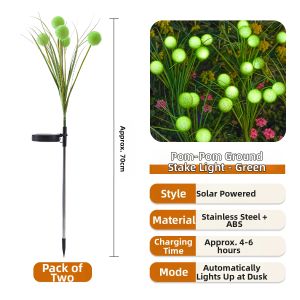 BEAUTY IN THE LIGHT | Outdoor LED Garden Lighting Solar-Powered Ground Lamp