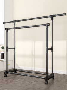 Simple Portable Wardrobe Stand Iron Clothes Drying Rack Multi-Functional Balcony Storage Organizer for Home Use