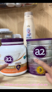 Sữa bột a2 Milk 900g từ New Zealand tăng cường miễn dịch cho trẻ từ 1 tuổi