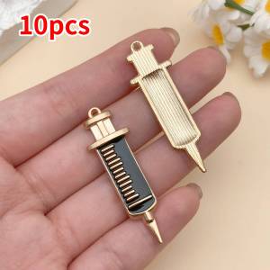 New 10/20pcs New Nurse Medication Tank Thermometer Enamel Charms Cute Nurses Day Gratitude To Medical Staff Pendants Jewelry
