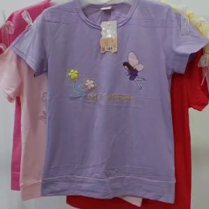 Atasan anak perempuan impor (4-12 tahun)