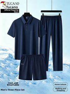 TUCANO | Cooling Summer Mens Short Sleeve Polo Shirts Sport and Casual Set
