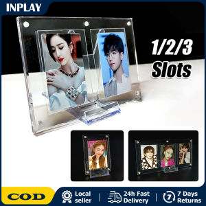 Acrylic Frame Picture Photo Display Rack Menu Sign Card Holder Transparent Acrylic Picture Photo Frame Magnetic Photocard Holder Poster Display Stand Album Thick 10+10mm Photo Protection
