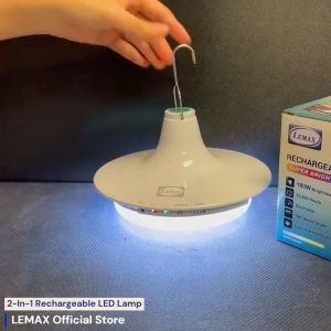 Vimite หลอดไฟ LED พลังงานแสงอาทิตย์แบบชาร์จไฟได้ 2-in-1 USB กันน้ำกลางแจ้งพร้อมไฟ LED สว่างพิเศษ 950W IP65 โคมไฟพกพาสำหรับใช้ในบ้าน โคมไฟฉุกเฉินสำหรับตั้งแคมป์แบบแขวนสำหรับสวนกลางแจ้ง