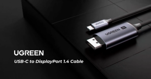 Cáp USB Type-C Thunderbolt port to Displayport 1.4 1M Ugreen | Hỗ trợ độ phân giải 8K@60Hz | Bảo hành 18 Tháng 1 đổi 1 25157