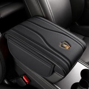 PU Car Armrest Pad Organizer Bag Auto Armrests Storage Box Cover Protection Cushion For Ford Ranger Raptor T6 T7 WL Everest Focus Escape Mustang Ecosport F150 ﻿