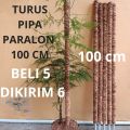 Turus penyangga tanaman rambatan lanjaran tiang tongkat ajir pipa paralon 100 cm 1 meter. 