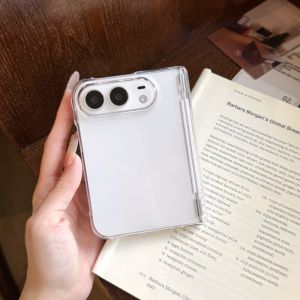 Ốp Điện Thoại Acrylic Mỏng Tương Thích MagSafe Cho iPhone Trong Suốt Bản Lề Từ Tính Bảo Vệ Toàn Diện Chống Ố Vàng