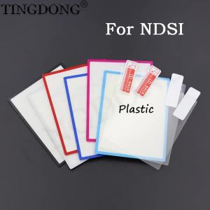 Replacement Top Upper LCD Plastic Frame Mirror Cover + Protective Film Compatible with NDSi Screen Repair Accessory