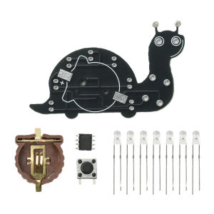Beginner Electronic Welding Practice Board Cute Snail LED Light DIY Kit SMD SMT Learner Solder Kit for Electronic Soldering Kit
