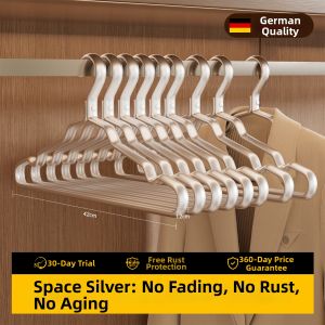 FAJIENUO | Space Aluminum Scratch-free Thickened Stainless Clothes Hanger