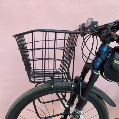 Mountain Bike Front Rack Bicycle Basket Single Bike Luggage Carrier Prior Frame Mountain Biking Equipment Metal Load Bearing 20kg