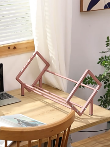 OutingSG® 30/40/50cm Desk Bookshelf Book Holder Desktop Book Organizer Office Document File Storage Rack Carbon Steel