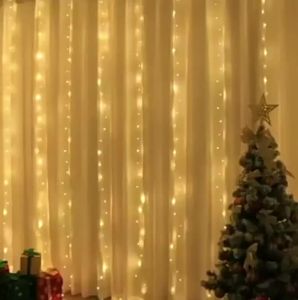 3/6M USB LED Curtain 8Modes Remote Control String Lights Holiday Wedding Fairy Garland Lights For Bedroom Living Room Decor