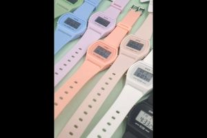 นาฬิกาแฟชั่น AIKE แบรนด์แท้ ดีไซน์ คลาสสิค รุ่น ขอบโค้ง ระบบดิจิตอล มีไฟดูเวลากลางคืน