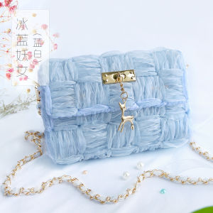 Túi Đeo Vai Đơn Thủ Công Bằng Dây Thừng Và Băng Ruy Băng DIY Túi Nữ Túi Quà Tặng Cho Nữ Túi Đeo Chéo Túi Đeo Vai Đơn Túi Đeo Vai Đơn