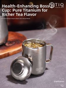 XINLONGTANG | Tách Trà Cá Nhân Titanium Sạch