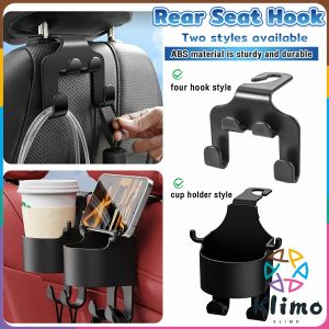 Klimo Multifunctional Car Cup Holder Seat Back Bag Hanging Hook Rear Seat Phone Support Stand Storage