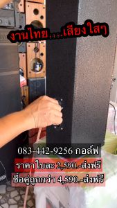 5 นิ้ว x2 ตู้ลำโพง กระดูกแก้ไข 8 นิ้ว งานไม้ปาติเกิล สีระเบิด ตู้ลำโพง 2 ช่อง เข้า/ออก