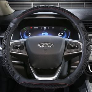 Anti-Slip Steering Wheel Cover for Chery 20-24 Models Hand Sewn Not Required Specialized Fit for Five plus And Rhinoceros 5x