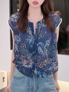 DAIXIANGFEIZI | Áo Blouse Chiffon Thời Trang Giảm Tuổi Cho Phụ Nữ