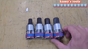 Đầu tuýp lú đầu lục giác 6 cạnh 3/4 inch Kingtony 14mm 17mm 19mm 22mm 602514 602517 602519 602522