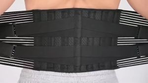 Lumbar Support Belt Adjustable Double Pull Back Breathable Medical Orthopedic Brace Spine Decompression Waist Traine Pain Relief
