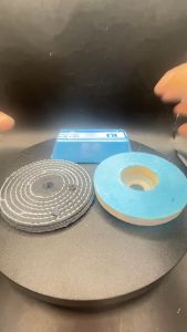 เคเจชุดจานเคลือบขัดเงาขจัดคราบบนโลหะ สแตนเลส โครเมียม เพิ่มความเงาให้ชิ้นงาน ไขปลาวาฬก้อนแข็ง+แกะเคลือบไขปลาวาฬ4นิ้ว+ล้อผ้ายีนส์ขัดเงา4นิ้ว ใช้กับเครื่องขัดลูกหมู(เครื่องเจียร)อุปกรณ์งานช่าง