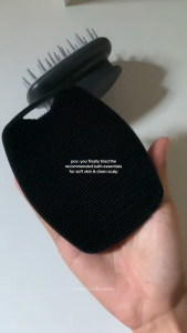 17 MILE 2in1 SPA Brush Set Silicone Shampoo Scalp Massager+Non-Slip Bath Back Exfoliating Brush Deep Cleansing Hair and Body Care Set for Daily Shower