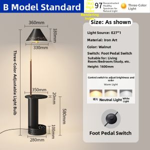 Wireless Charging Reading Storage Light