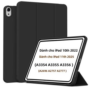 Ốp Lưng Bảo Vệ Bằng Da Giả Có Giá Đỡ Gập Ba Từ Tính Dành Cho iPad Thế Hệ Thứ 11 11 Inch 2025 & iPad Thế Hệ Thứ 10 10.9 Inch 2022