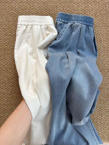 YAYANGREN | Lightweight Summer Slimming Stretch Waist Ice Silk Jeans