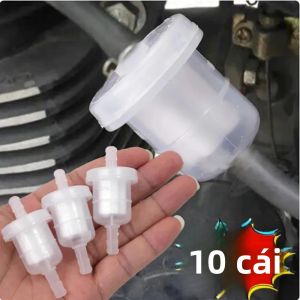 10 Chiếc Lọc Dầu Nhiên Liệu Ô Tô Xe Máy Bộ Chế Hòa Khí Ống Lọc Chất Lỏng Cốc Thích Hợp Cho Xe Địa Hình-Bộ Lọc Dầu Xăng