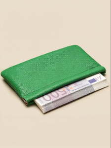 Soft Leather High Capacity Cash Organizer Wallet
