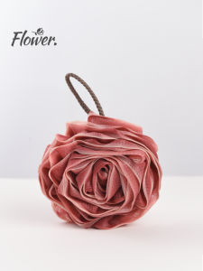 Bộ Gội Đầu Mềm Mại Rose Bath Ball Dành Cho Nữ Khăn Tắm Khăn Lau Lưng Tạo Bọt Dụng Cụ Vệ Sinh Cá Nhân Cao Cấp