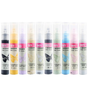 Pebeo 25ml 15 colors 1pcs flash glass acrylic paint paint sunscreen translucent water-based pigment DIY creation glass ceramic painting pigment set art supplies