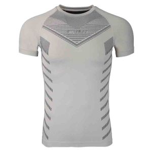 JIANSHENSHIJIAJIANSHEN | Quick Drying Fitted Gym Training T-Shirt
