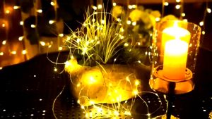 50/100/200/300 LED ไฟ พลังงานแสงอาทิตย์กลางแจ้งโคมไฟสตริงไฟสำหรับวันหยุดคริสต์มาสปาร์ตี้ไฟนางฟ้ากันน้ำ 8 โหมด ไฟประดับ Garden LED ไฟประดับปีใหม่