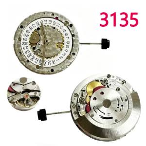 Bộ Máy Cơ Tự Động Dandong VSF Super 3135 Bánh Xe Cân Bằng Màu Xanh Dành Cho Dòng Rolex Submariner Cạnh Bánh Răng Được Đánh Bóng Chính Xác