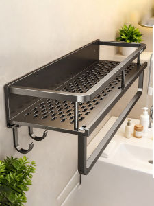 Drill-free Wall-mounted Bathroom Shelf